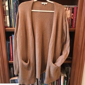 Madewell tan cardigan